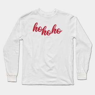 Red hohoho Long Sleeve T-Shirt